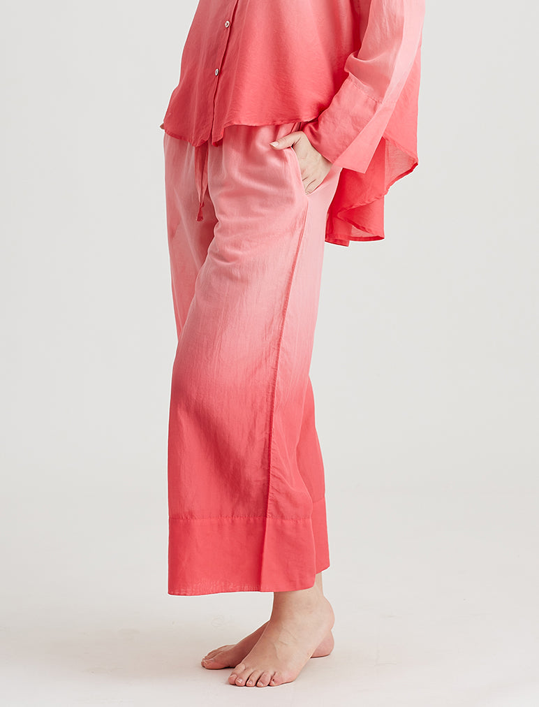 Wide Leg Linen Pants - Pink – Scarlet Clothing