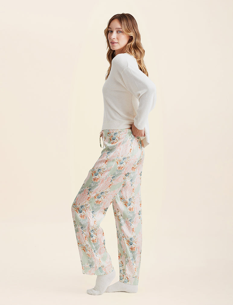 Sasha Silk Full Length Pant