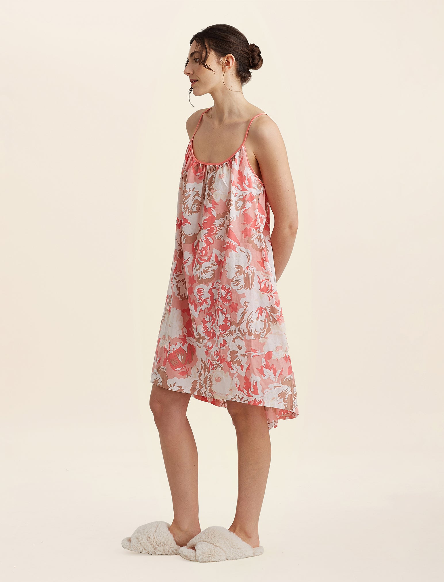 Karen Walker Ornamental Floral Strappy Nightgown