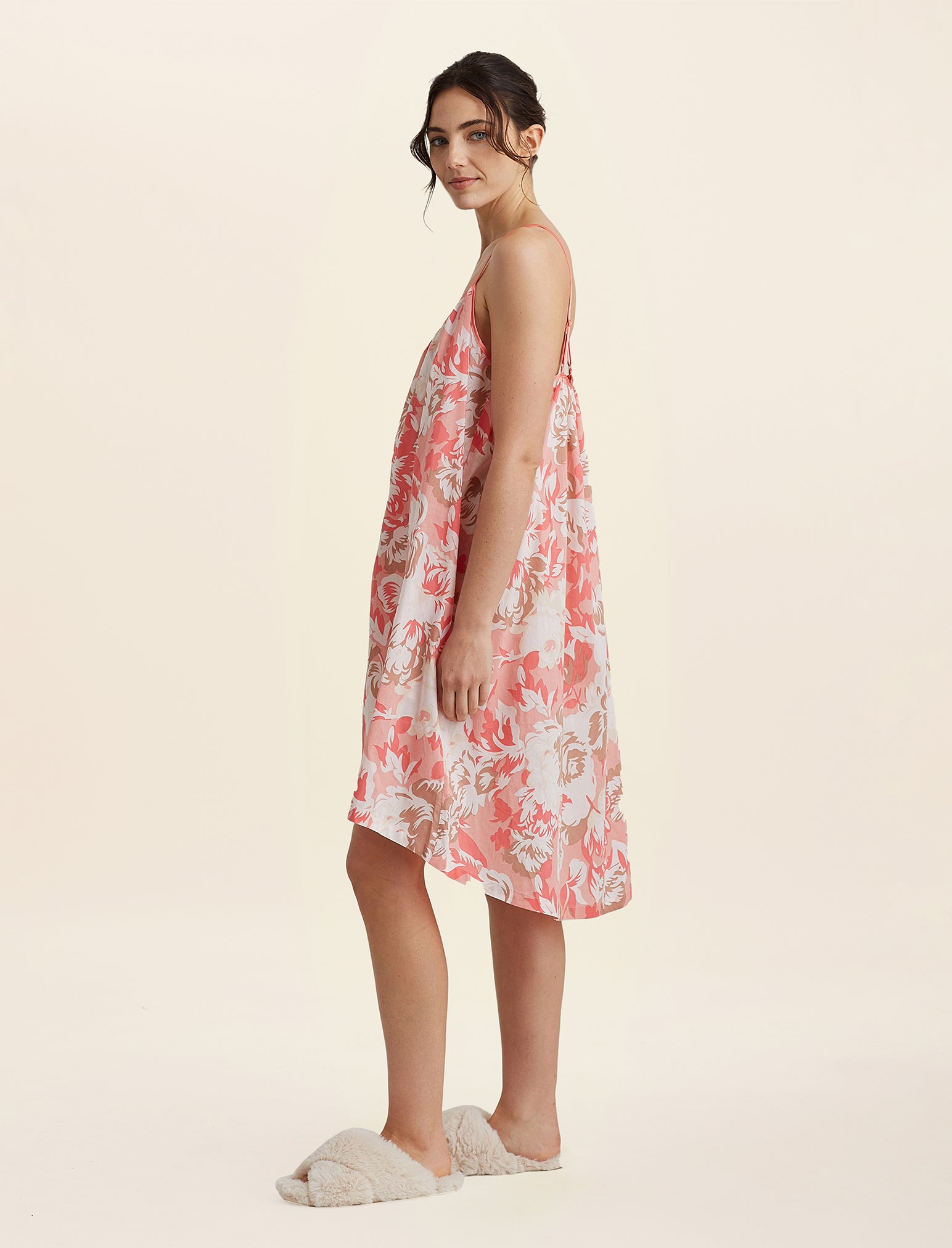 Karen Walker Ornamental Floral Strappy Nightgown