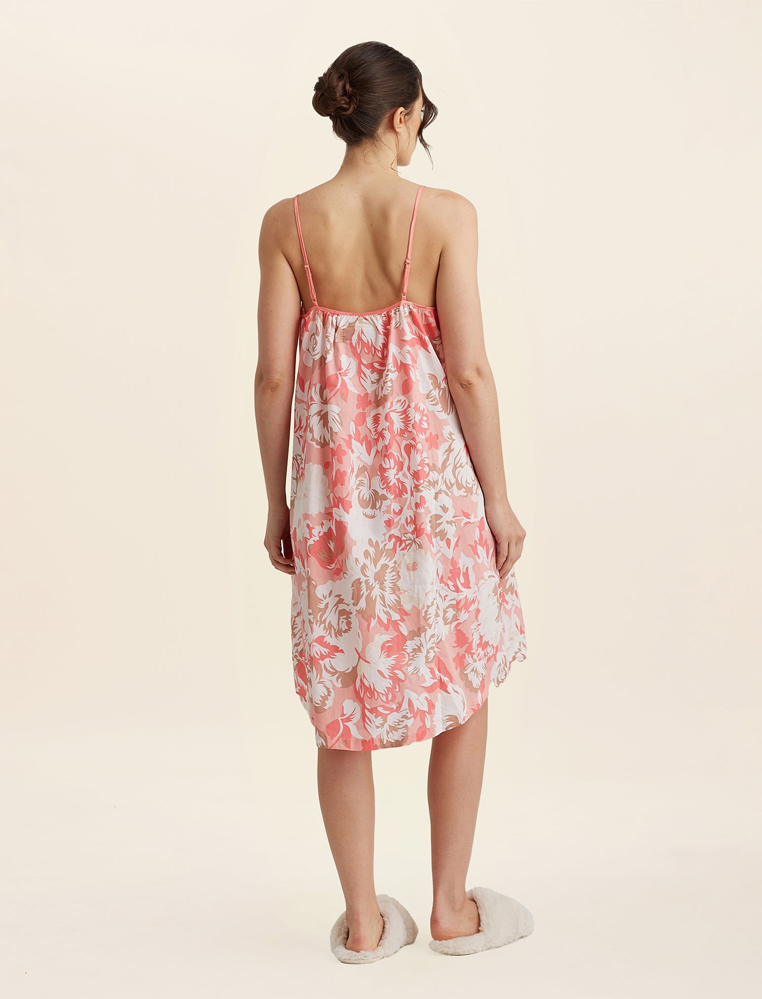 Karen Walker Ornamental Floral Strappy Nightgown