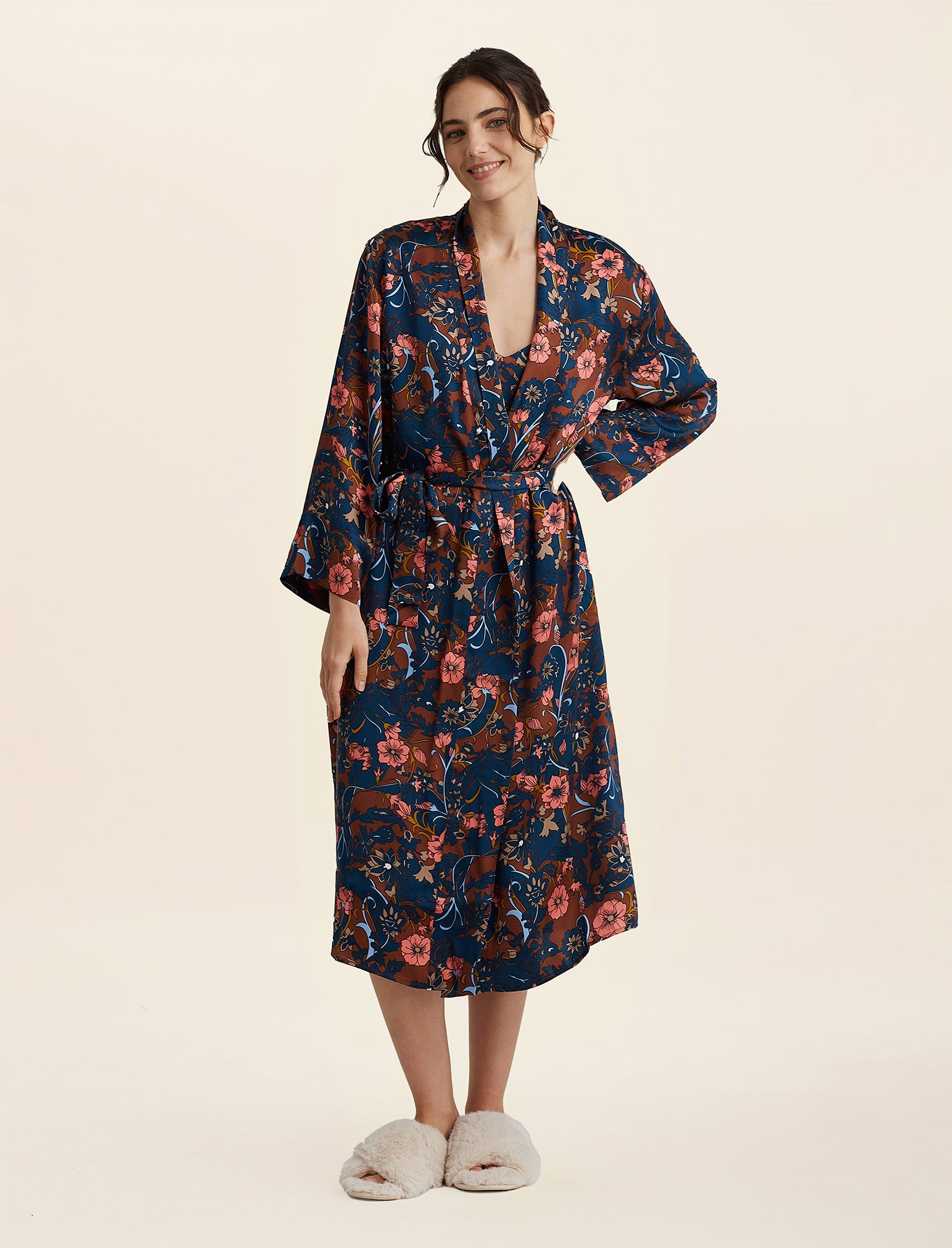 Karen Walker '60s Floral Robe