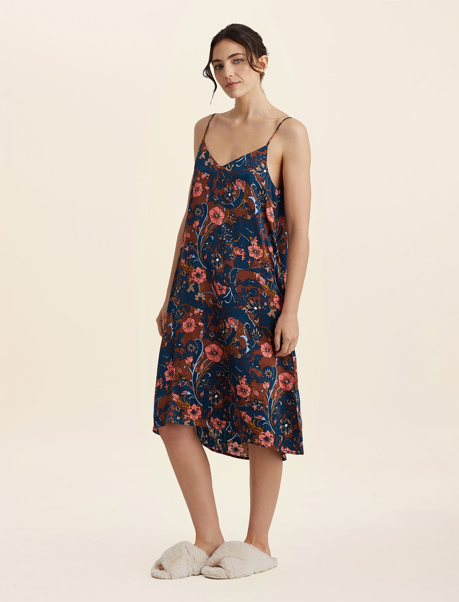 Karen Walker '60s Floral Slip Nightgown