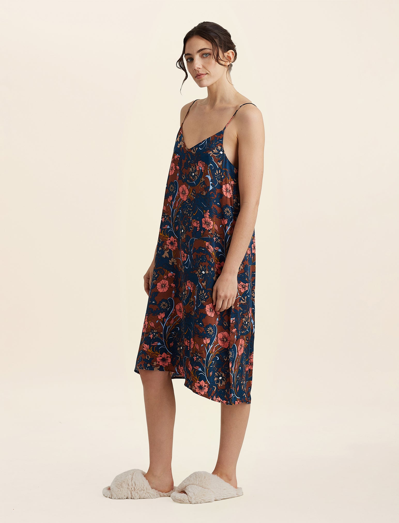 Karen Walker '60s Floral Slip Nightgown