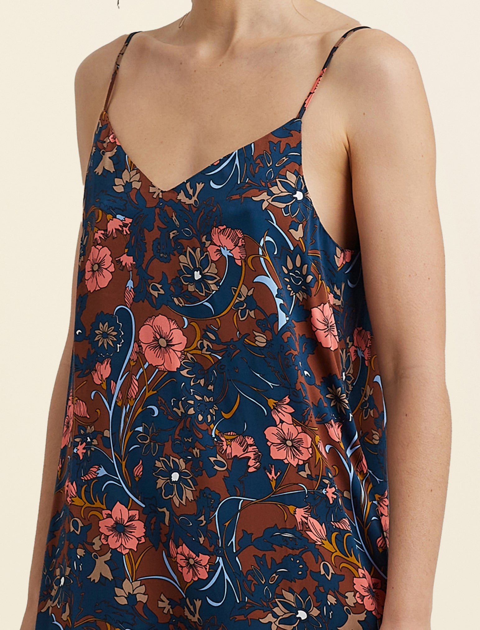 Karen Walker '60s Floral Slip Nightgown