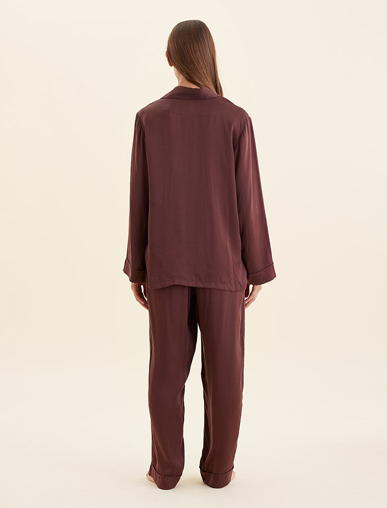 Audrey Washable Silk Full Length PJ