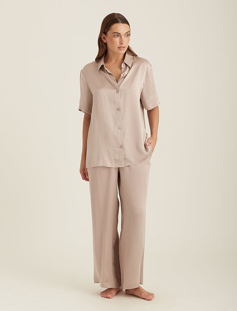 Silk shirt online pyjamas