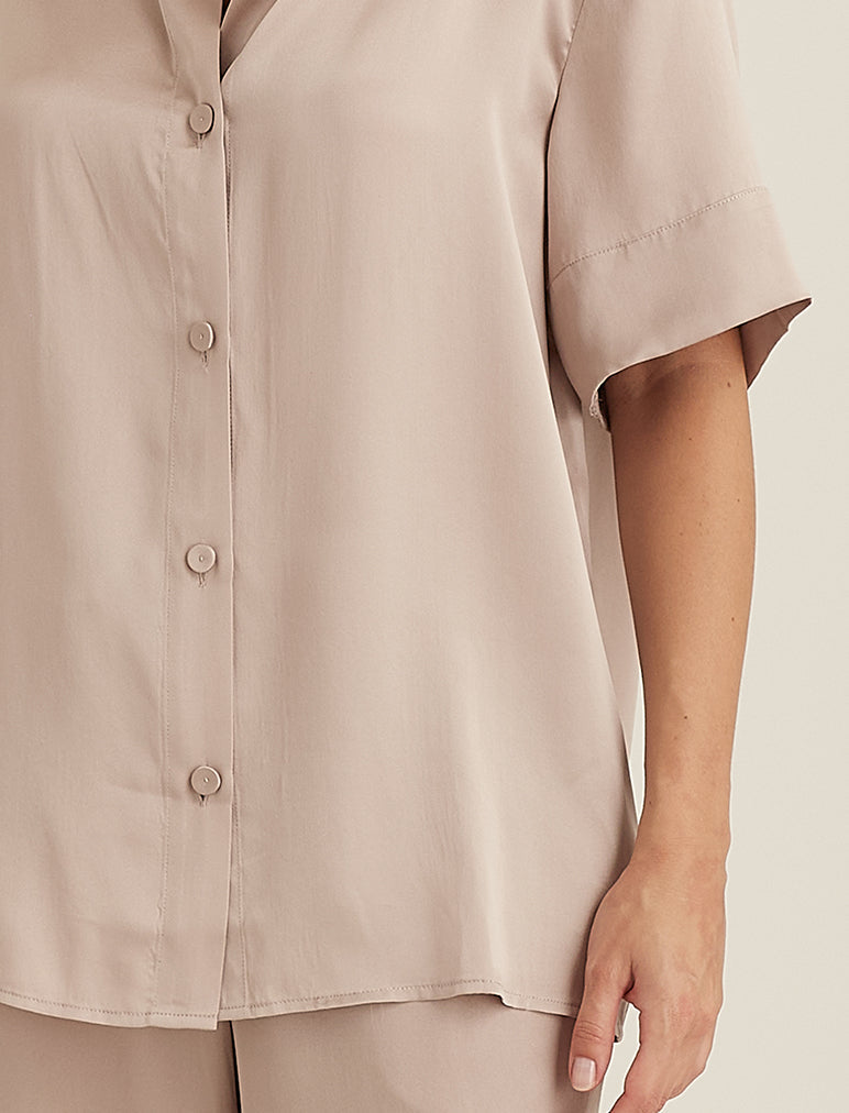 Audrey Relaxed Washable Silk Shirt