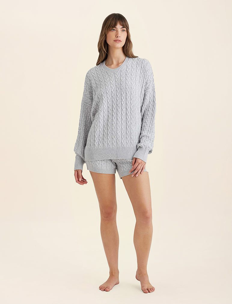 Cozy Cable Cotton Cashmere Jumper