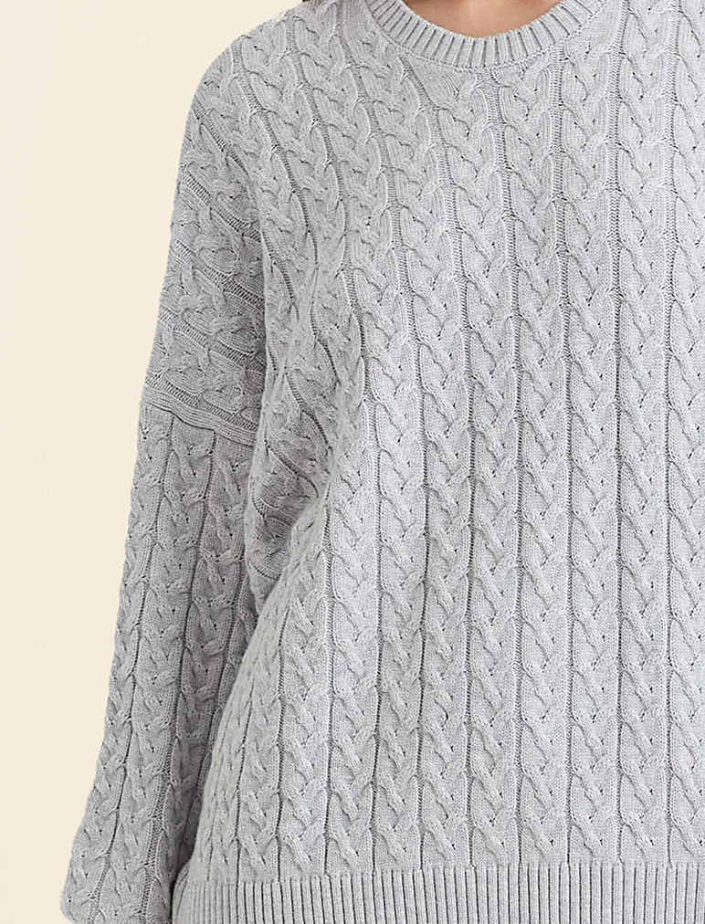 Cozy Cable Cotton Cashmere Jumper