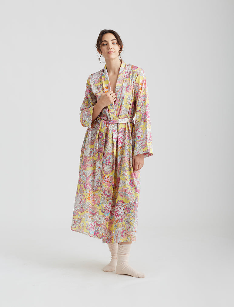 Madewell Papinelle Sleepwear™ Washable Silk Long Robe - ShopStyle