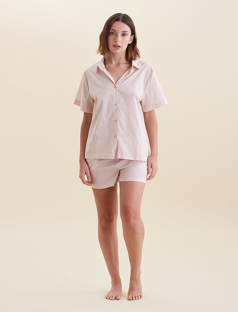 Short Cute Womens Silk Pajama Set Online Canada