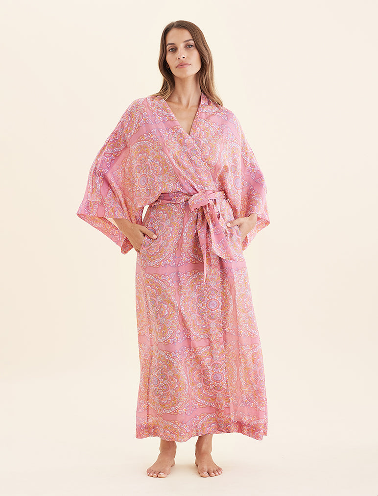 Ines Kimono Maxi Robe