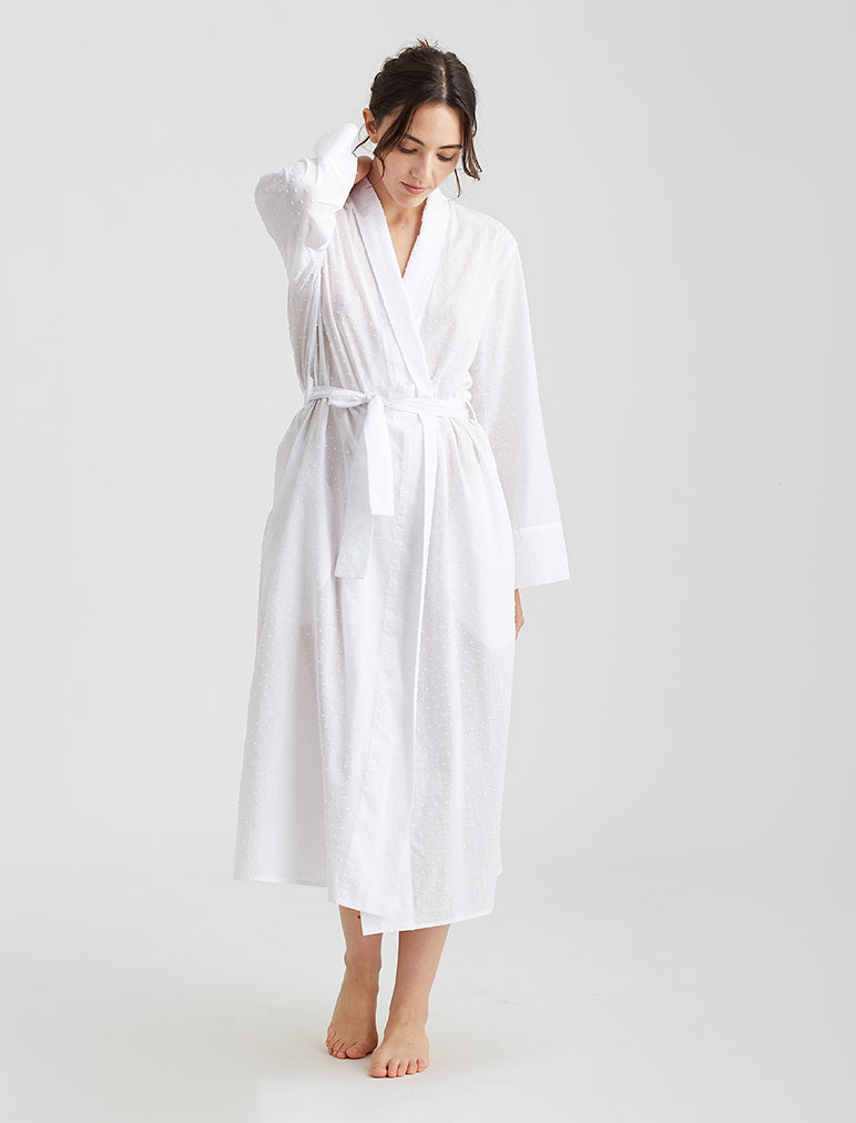 Swiss Dot Maxi Robe