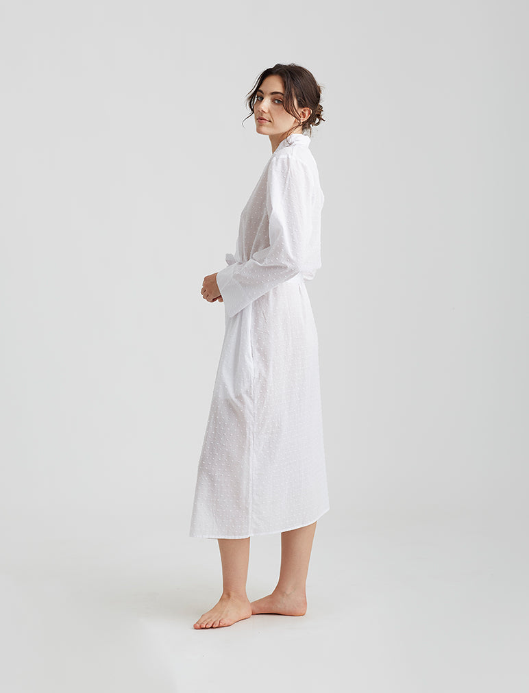 Swiss Dot Maxi Robe