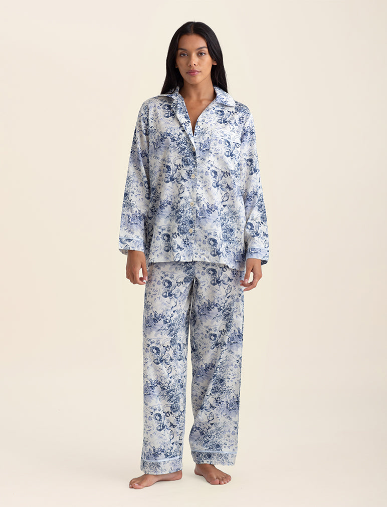 Toile De Jouy Full Length PJ Set