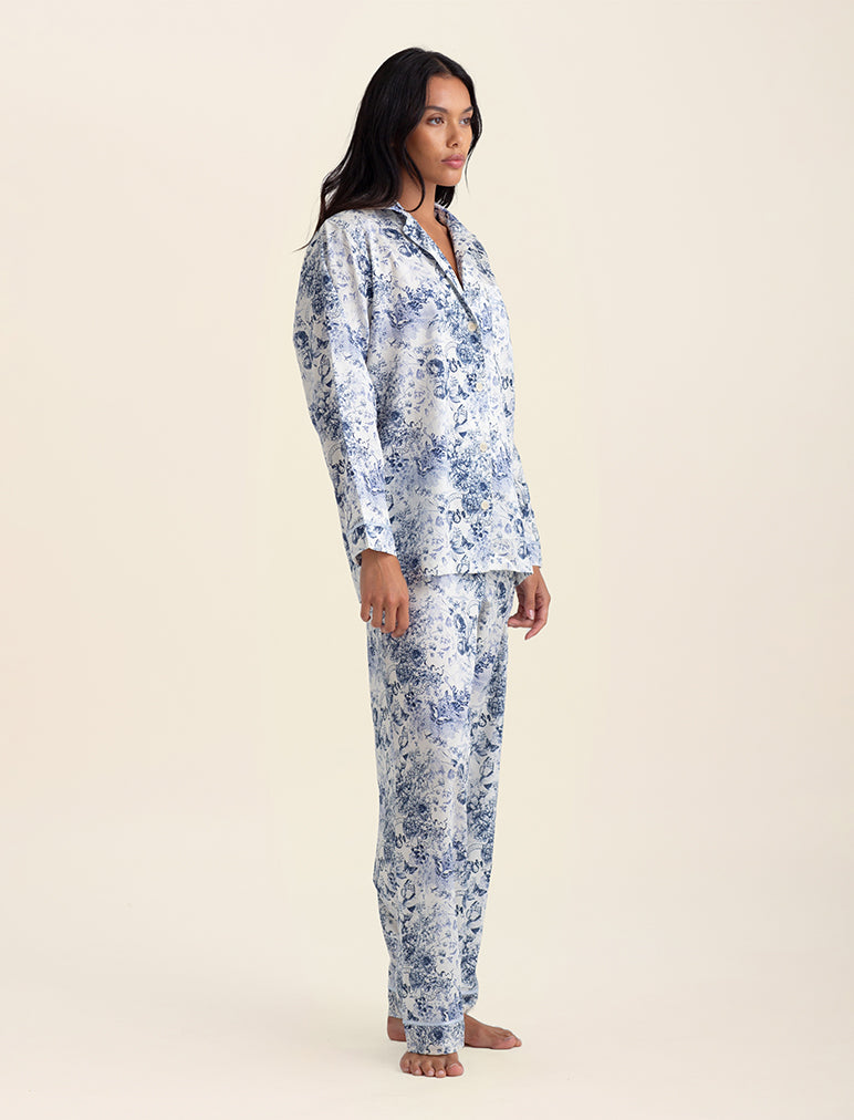 Toile De Jouy Full Length PJ Set