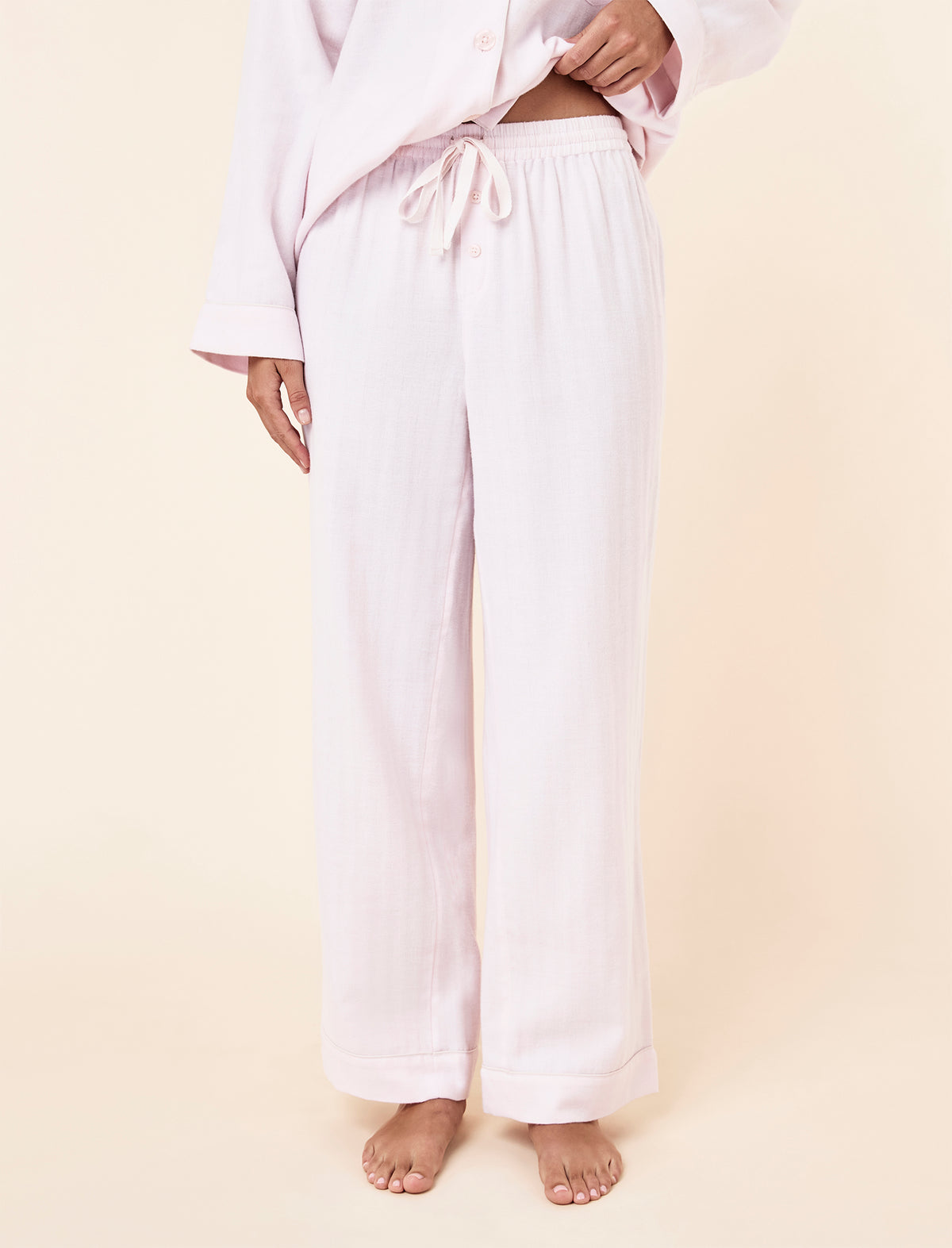 Super Soft Brushed Herringbone PJ Set