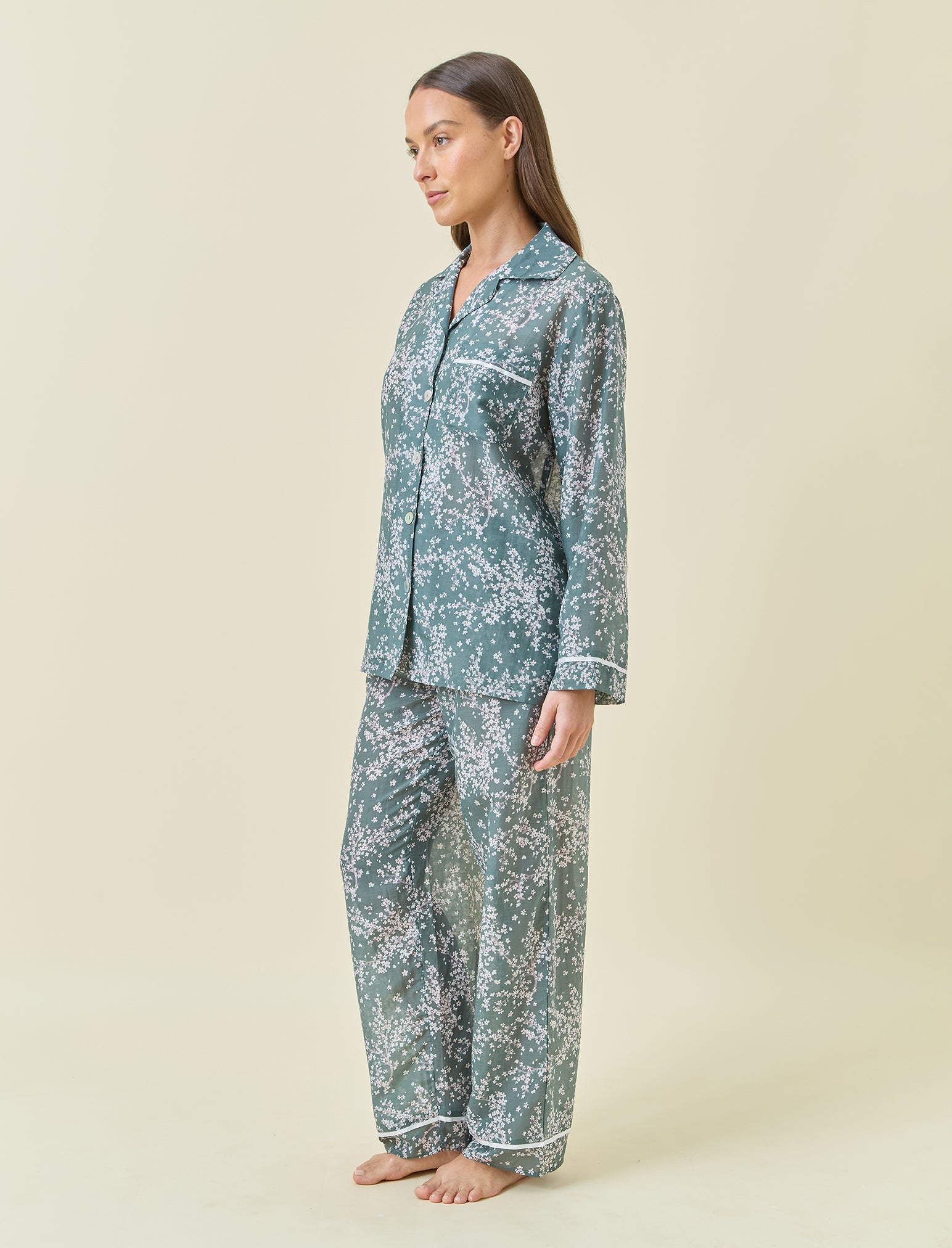 Cheri Blossom Full Length PJ Set