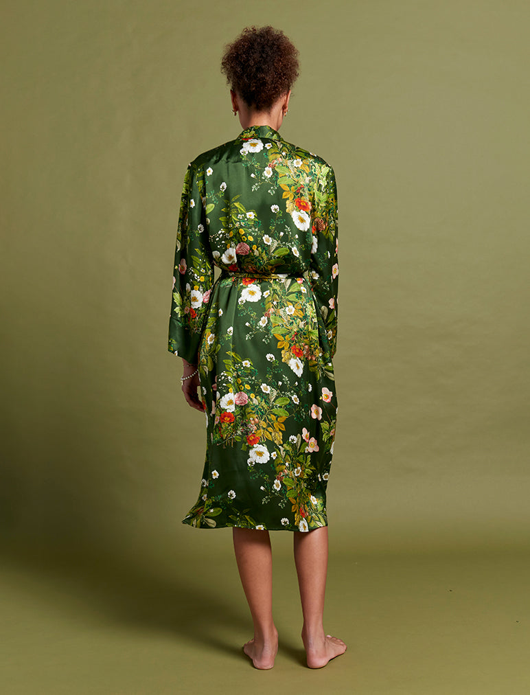 Karen Walker Love Letters Silk Maxi Robe