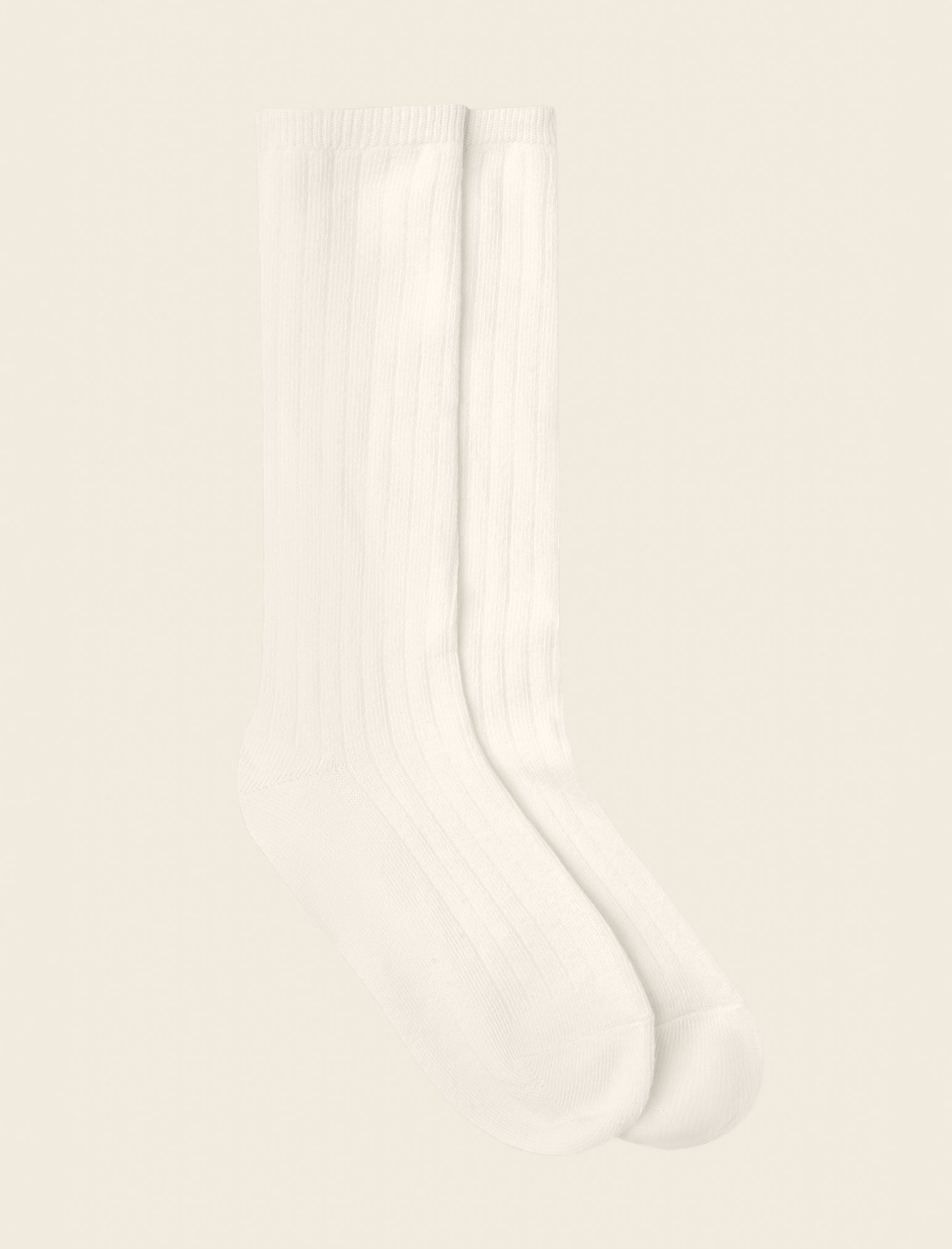 Organic Cotton Rib Socks