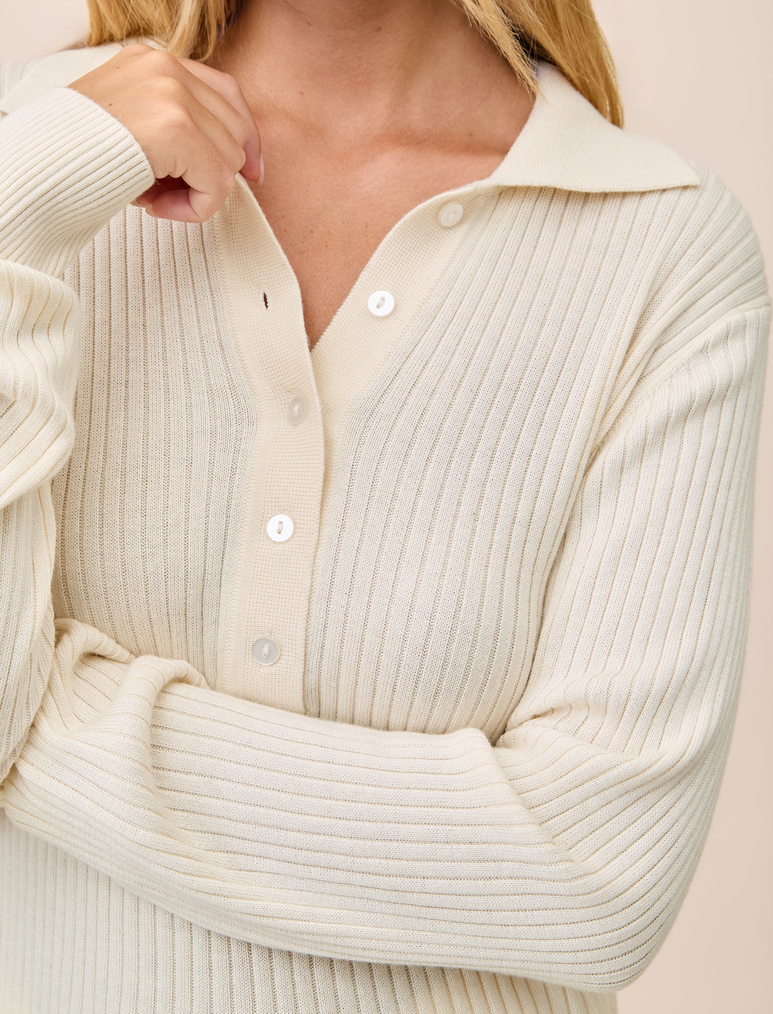 Colette Cosy Cotton Silk Rib Long Sleeve Top & Legging