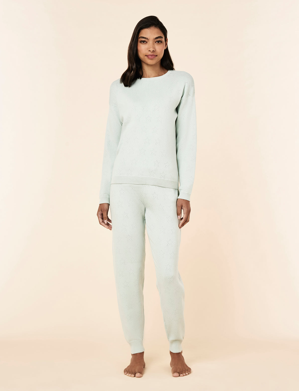 Cosy Pointelle Long Sleeve Top and Jogger