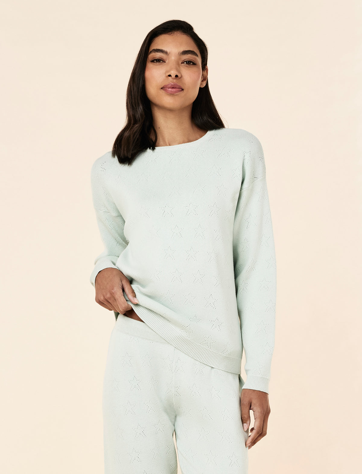 Cosy Pointelle Long Sleeve Top and Jogger