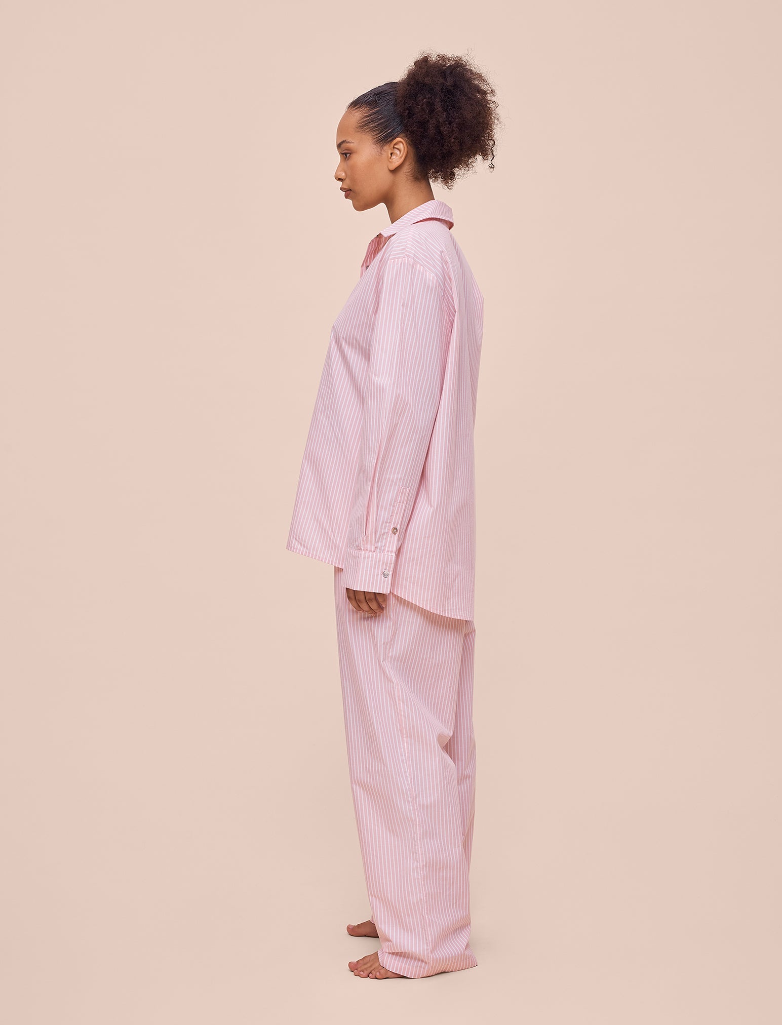 French Stripe Full Length PJ Set