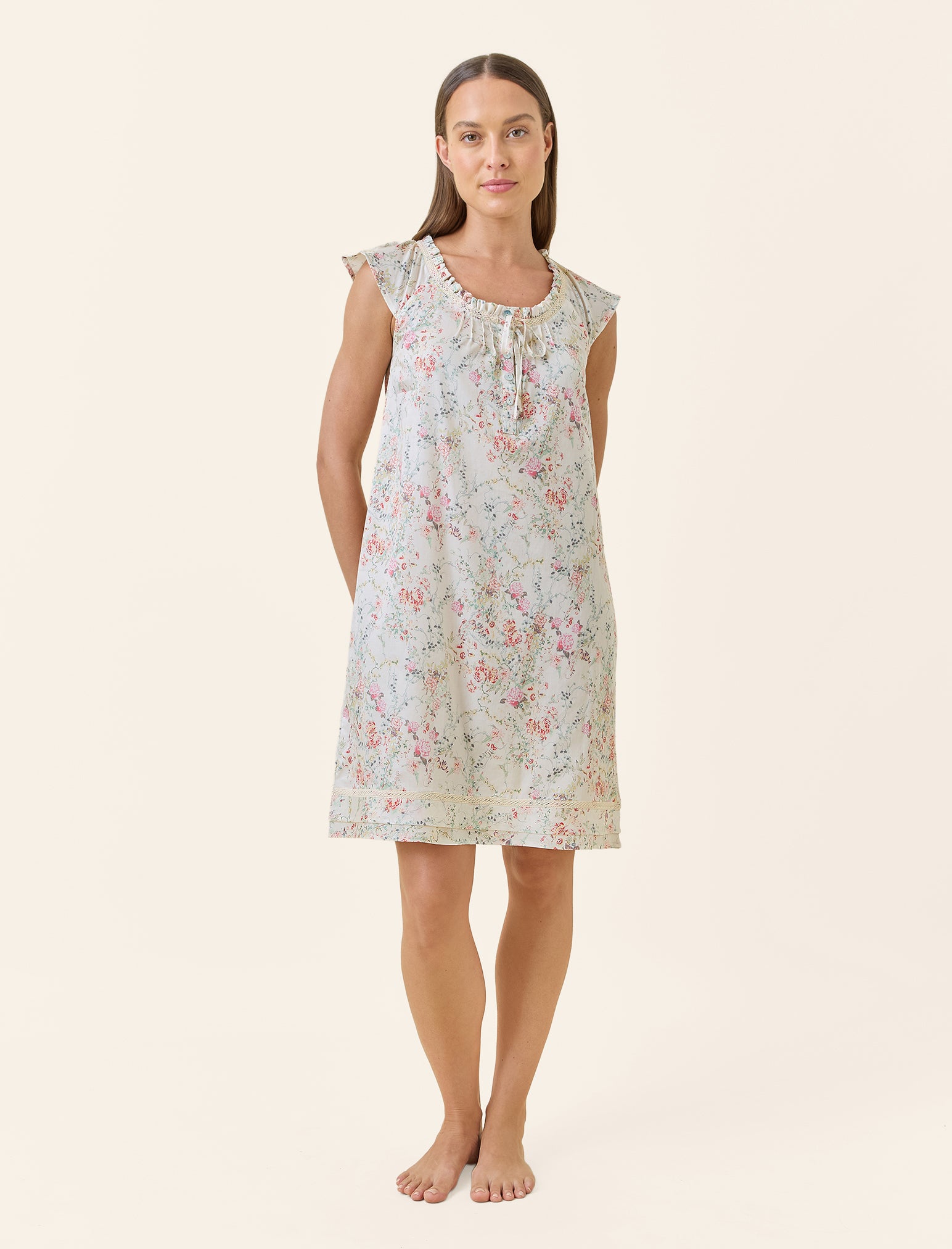 Yolly Flutter Lace Nightgown