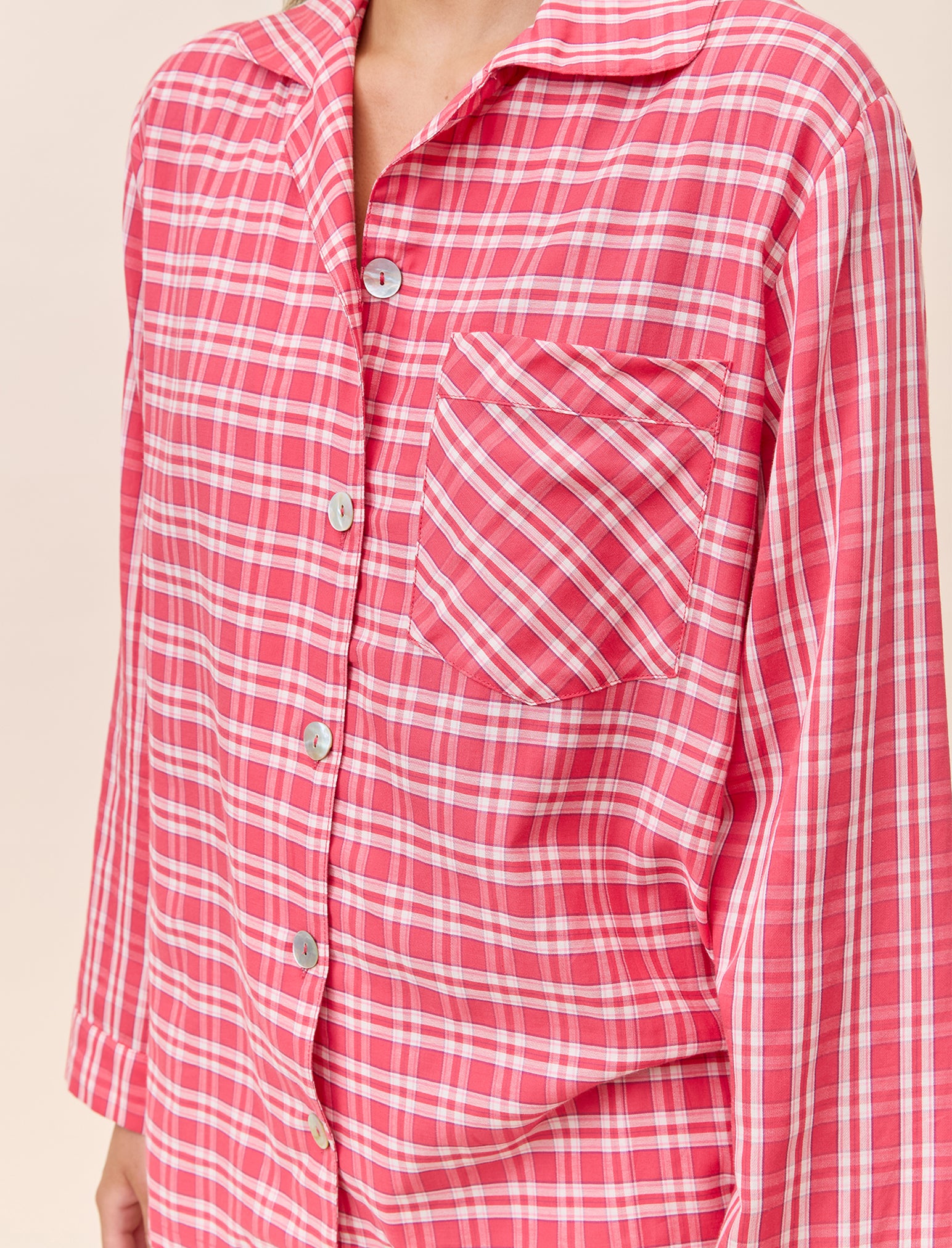 Holiday Plaid Full Length PJ