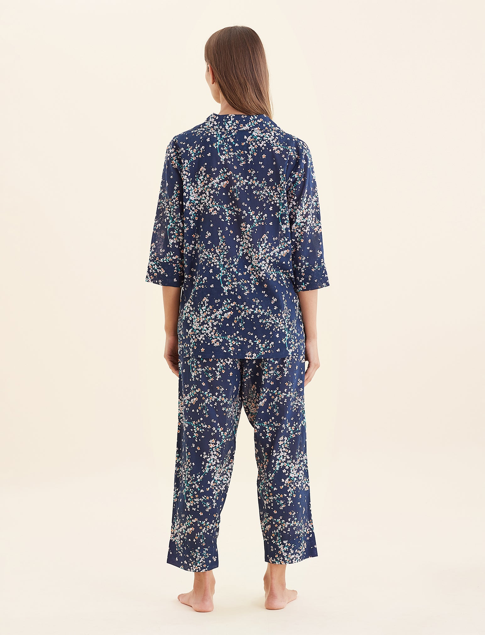 Cheri Blossom Crop PJ Set