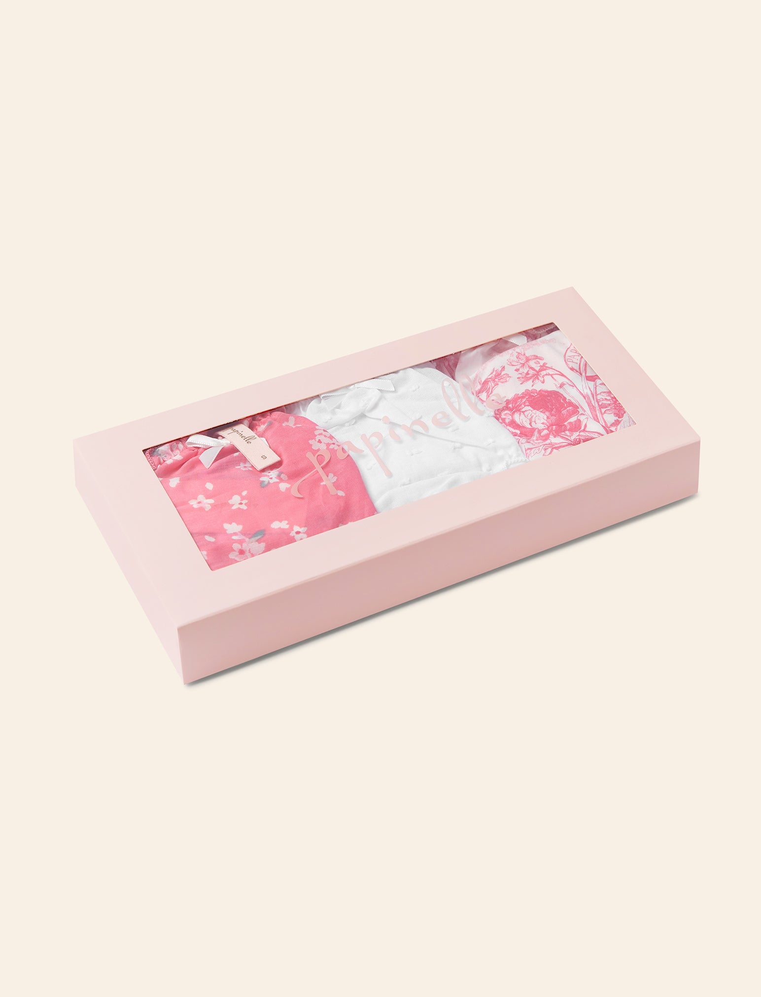 Pantie 3 Pack (Swiss Dot, Toile De Jouy, Cheri Blossom Pink Lemonade)