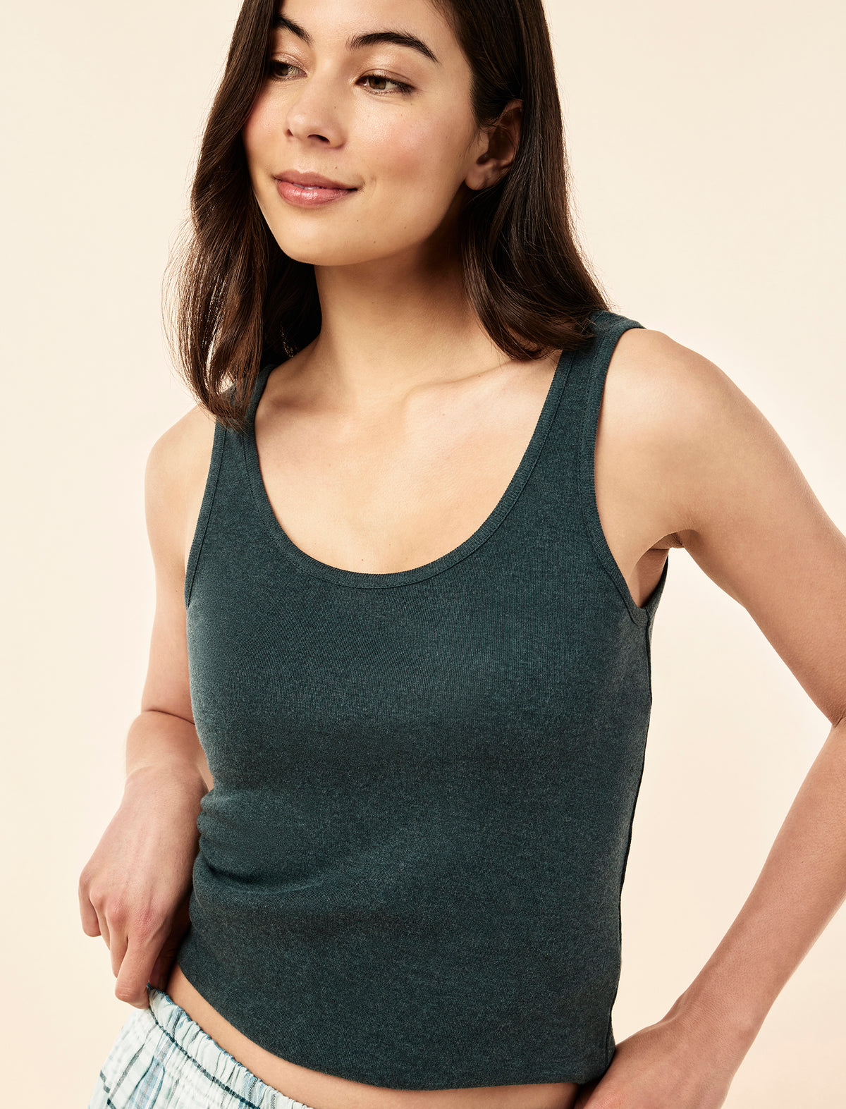 Pia Cotton Modal Singlet