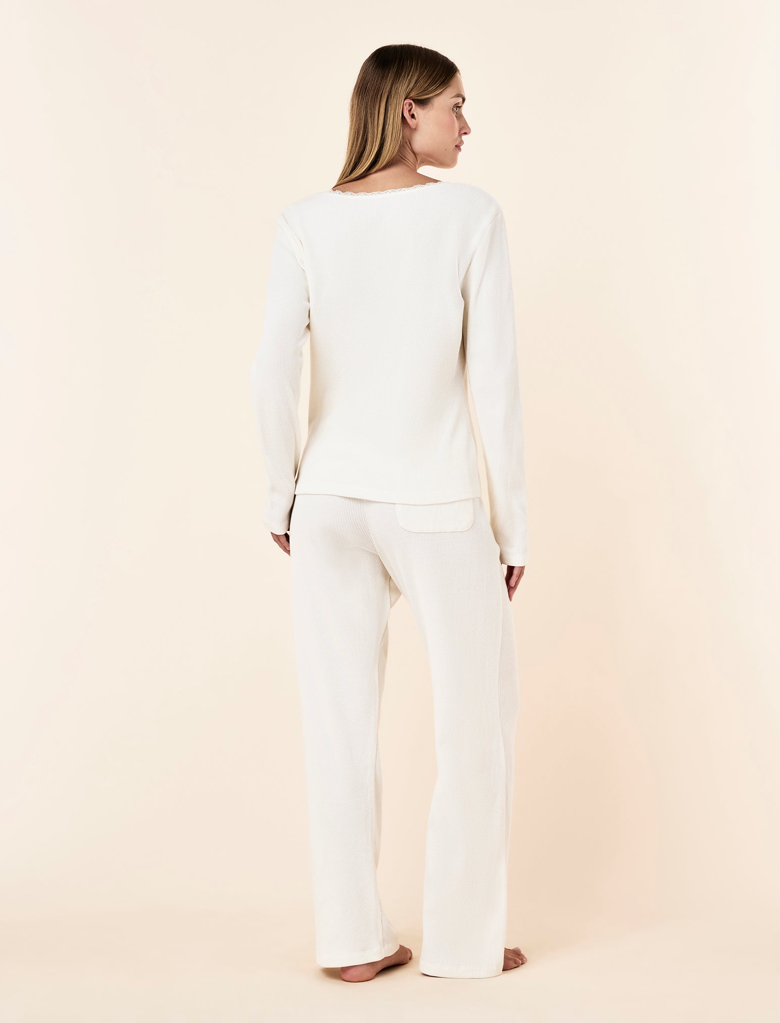 Claire Soft Cotton Waffle PJ Set