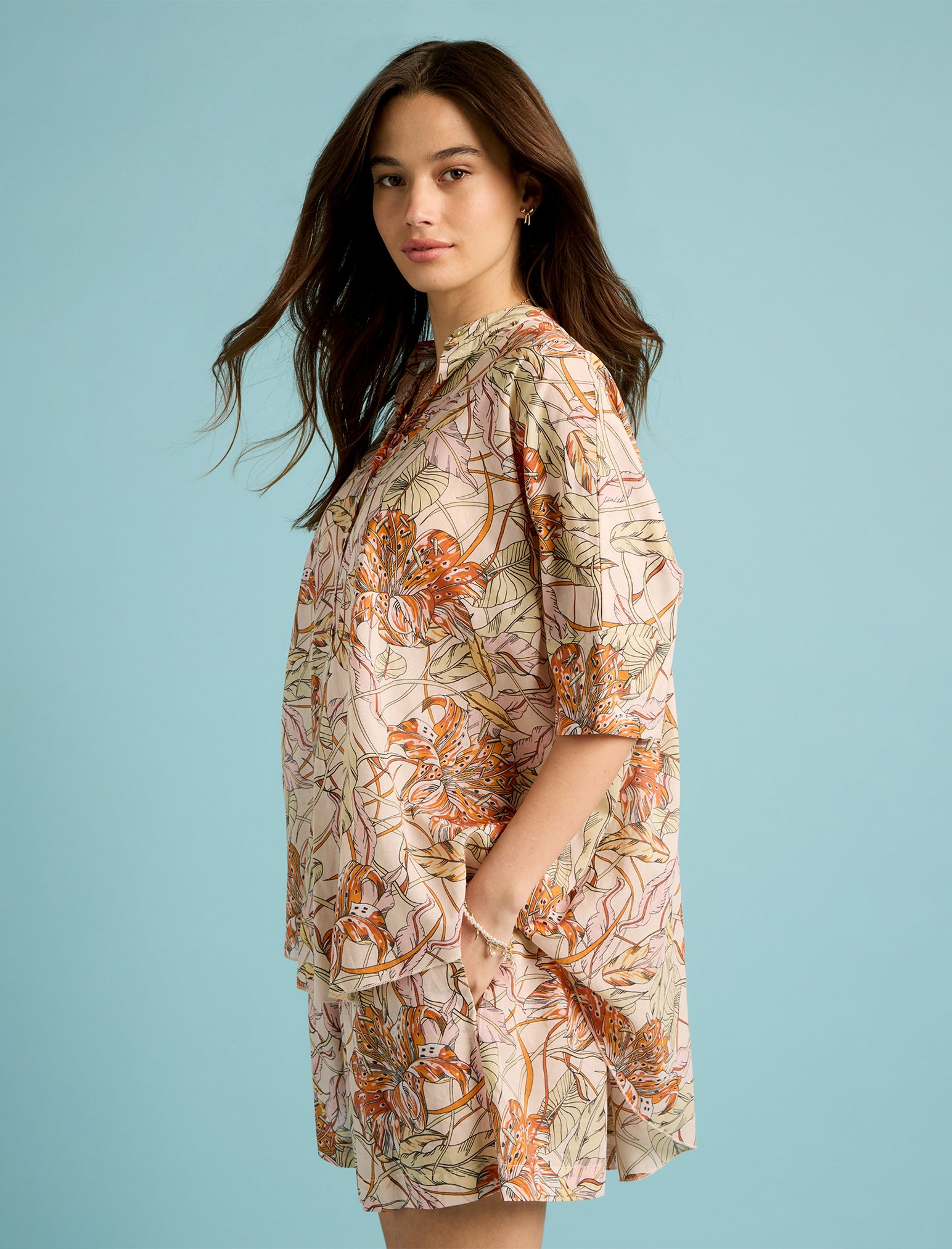 Karen Walker Lilies Flowy Boxer PJ