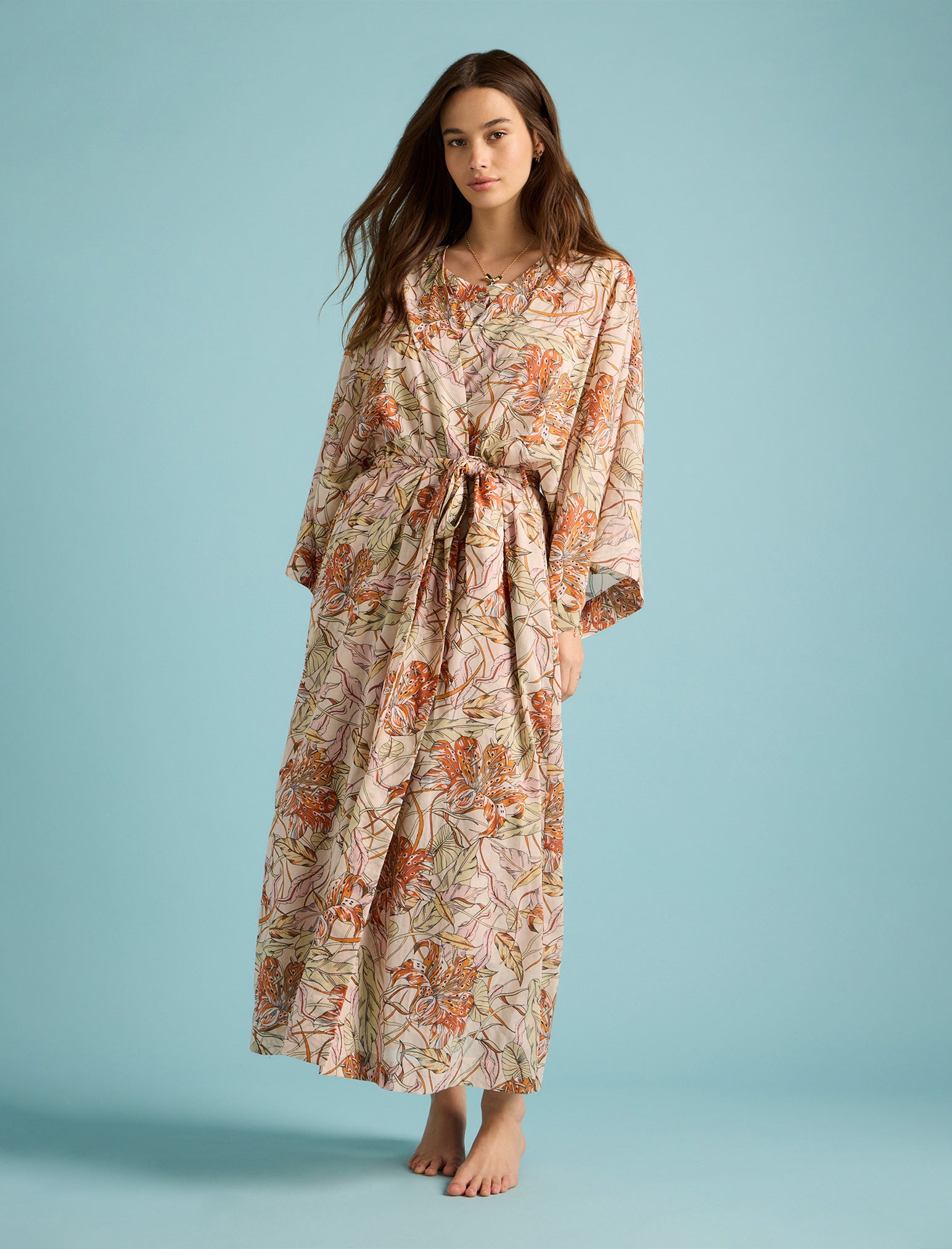 Karen Walker Lilies Maxi Robe