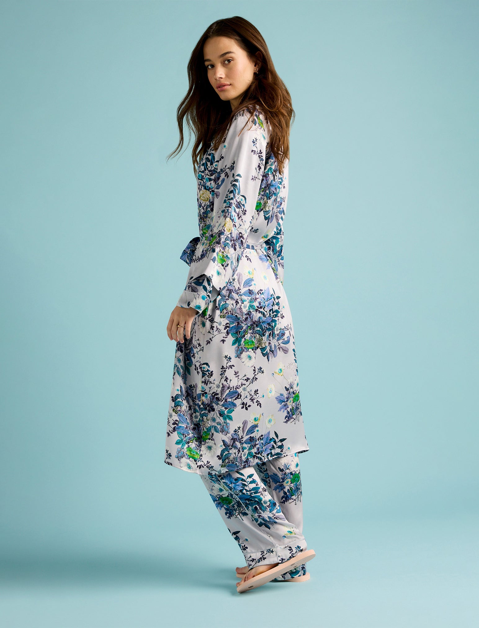 Karen Walker Love Letters Silk Maxi Robe