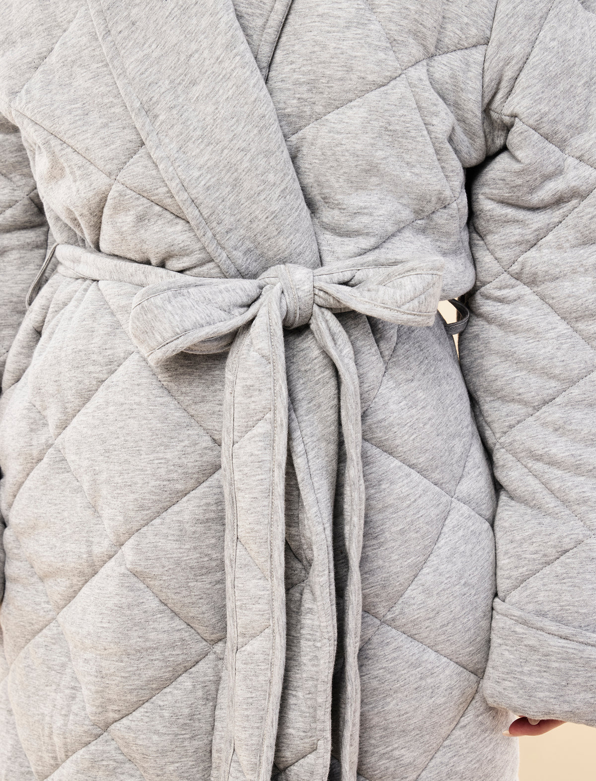Quilted Cotton Maxi Robe