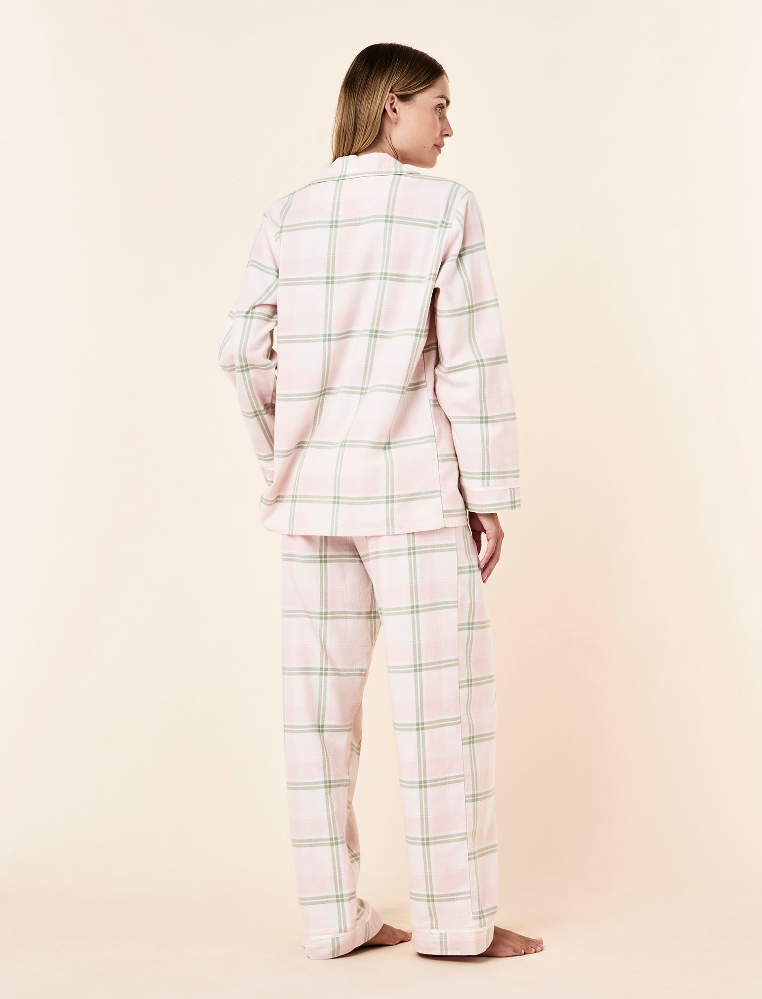 Organic Cotton Plaid Cosy PJ Set