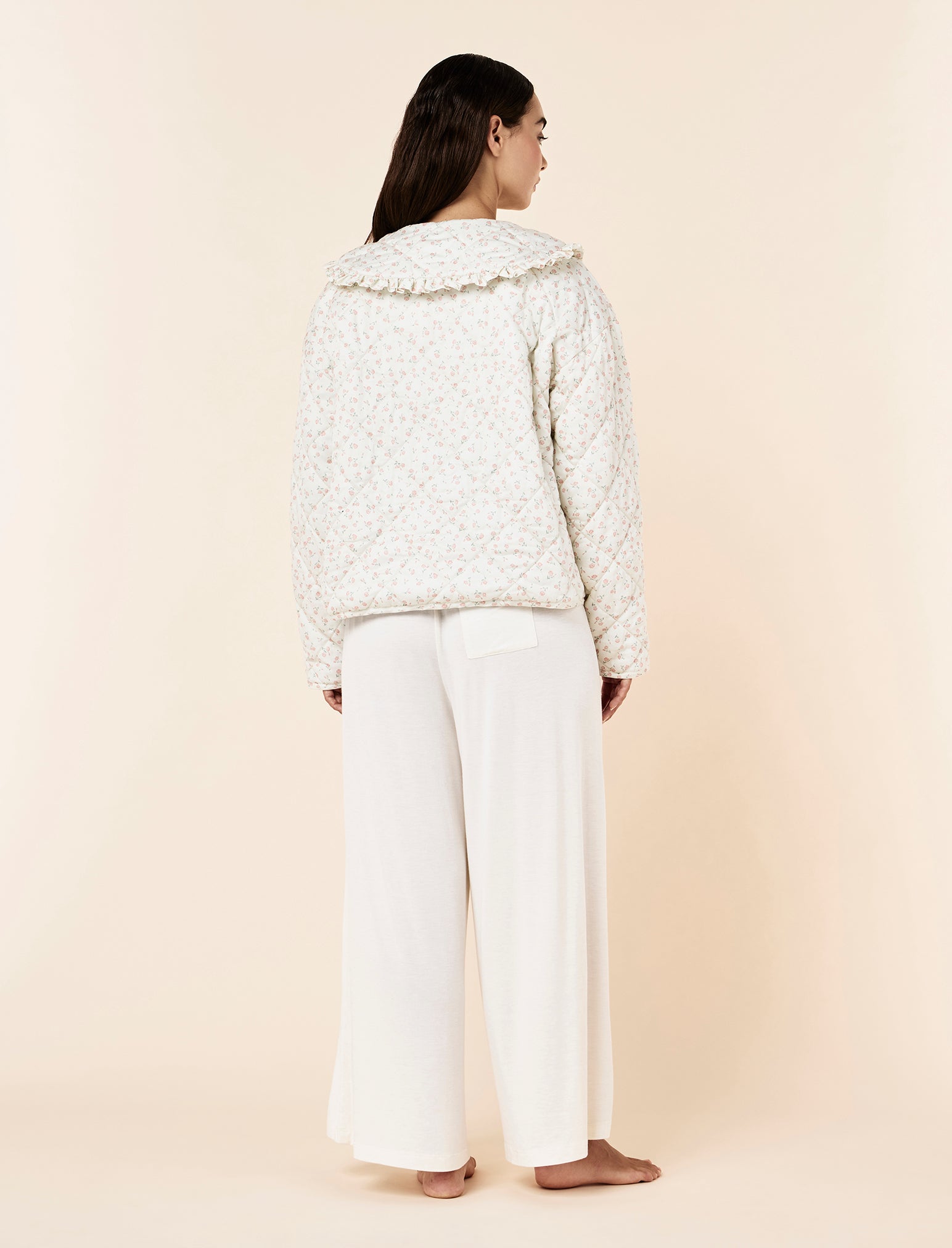 Rosette Floral Bed Jacket