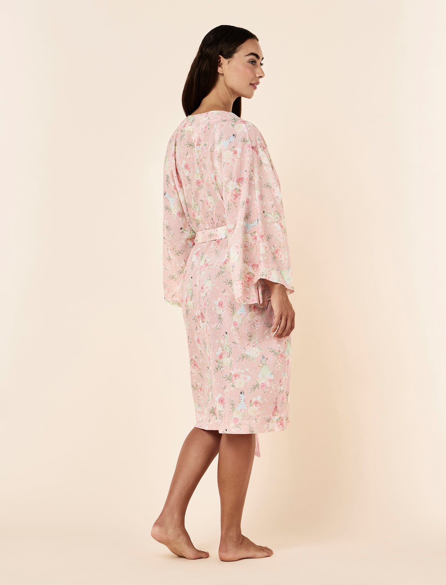 Blush Baskets Frill Midi Robe
