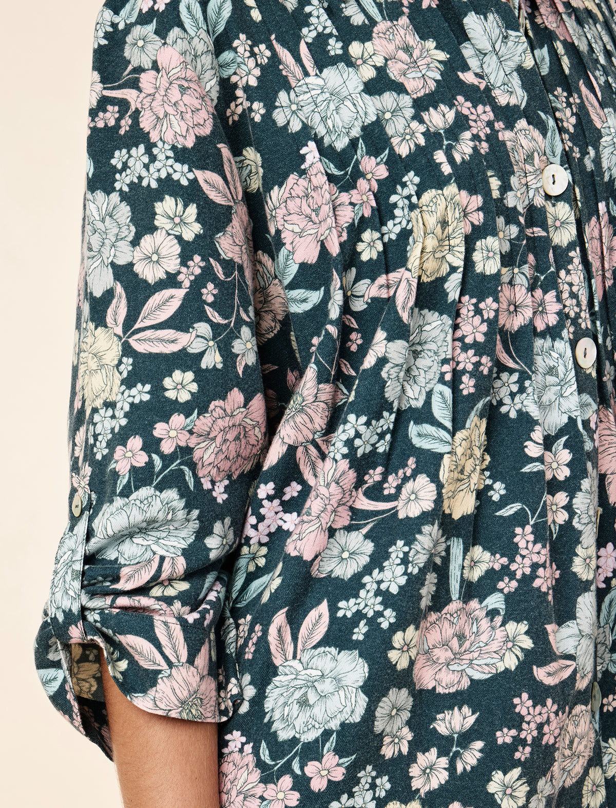 Karolina Cosy Pleat Front Nightie