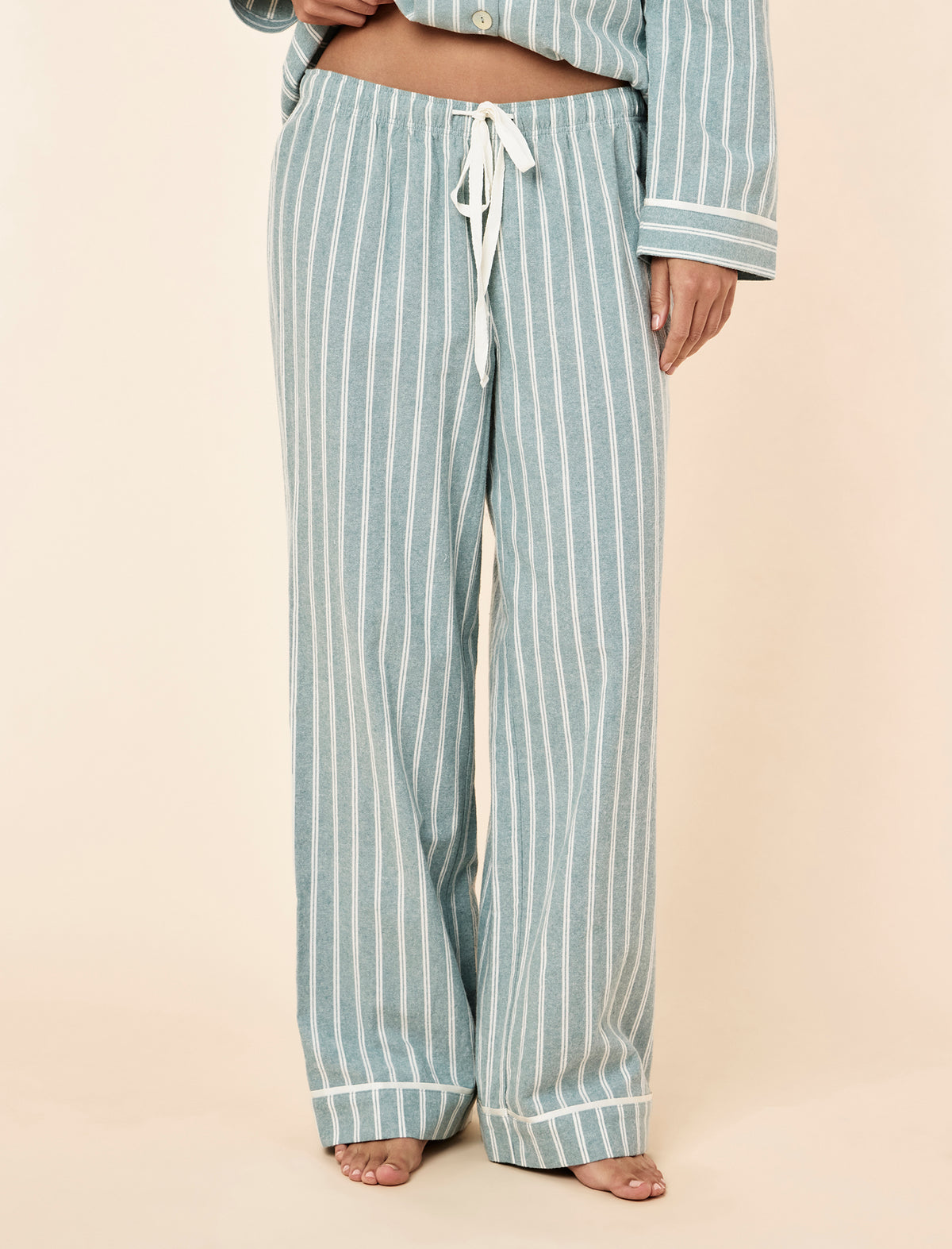 Organic Brushed Cosy Full Length PJ Set
