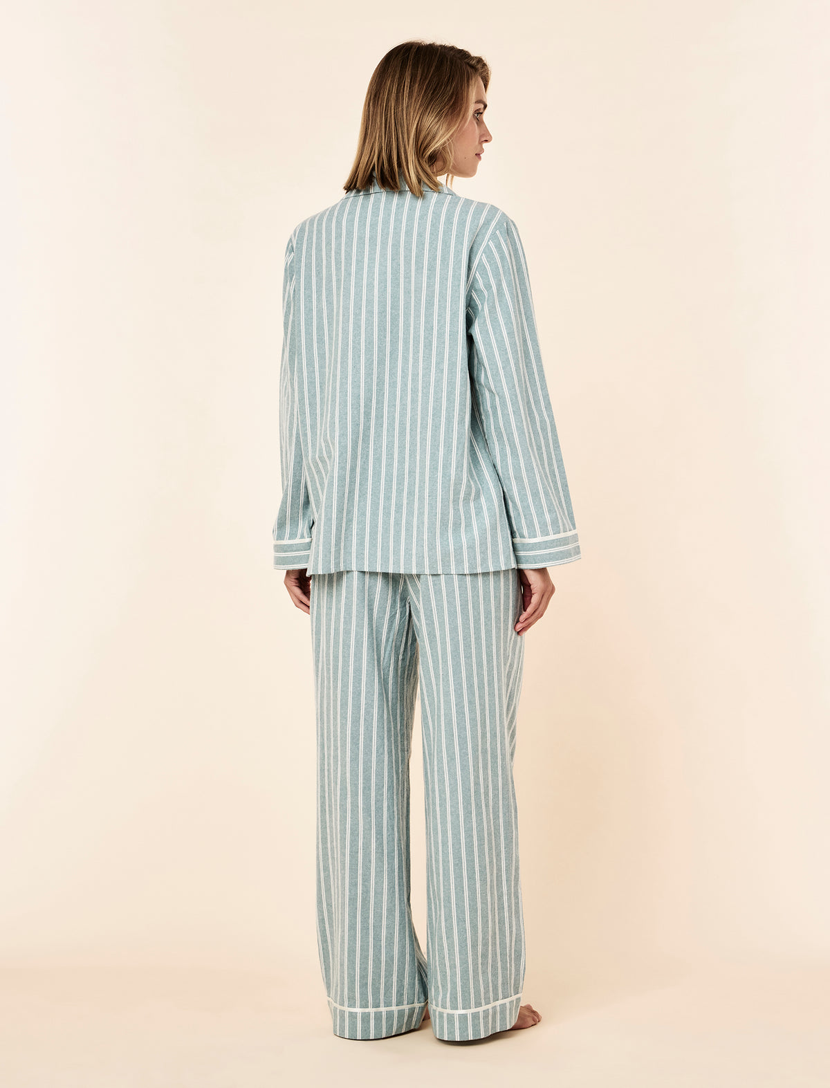 Organic Brushed Cosy Full Length PJ Set