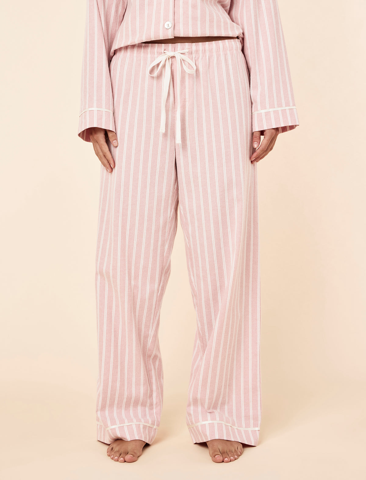 Organic Brushed Cosy Full Length PJ Set