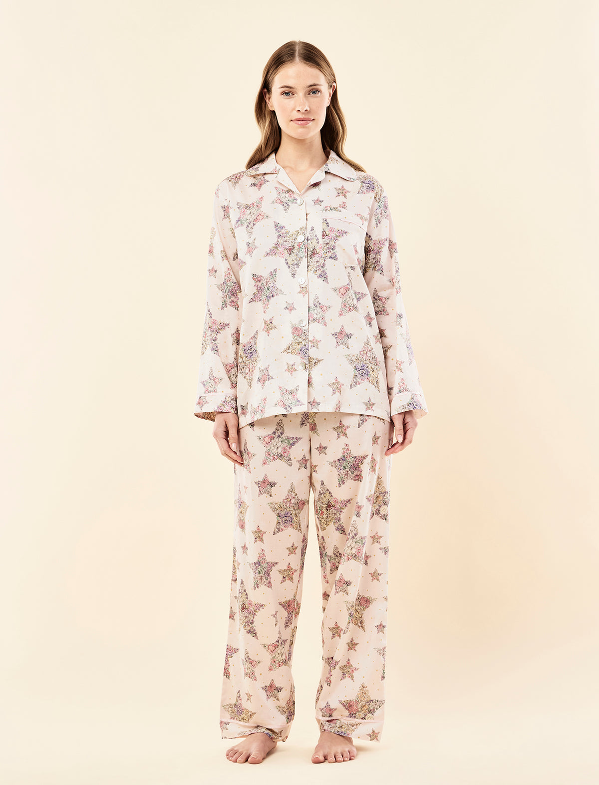 Floral Star Full Length PJ Set