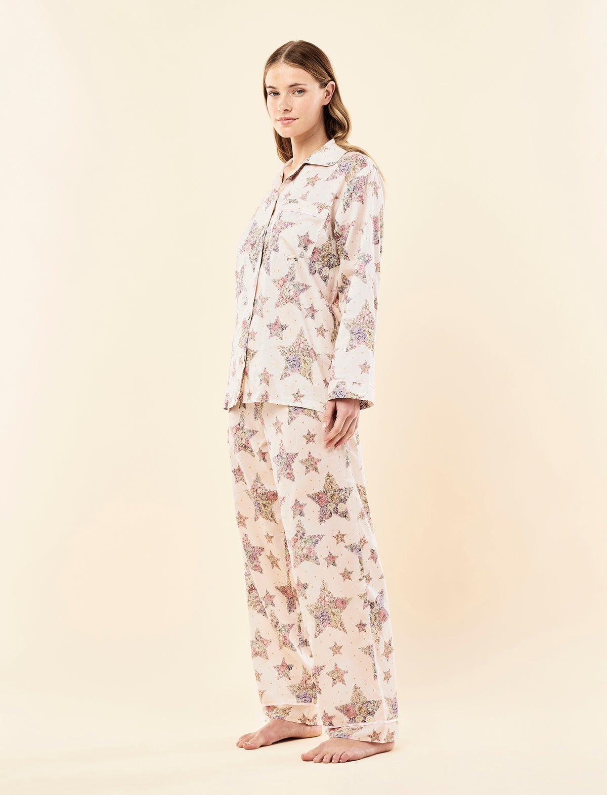 Floral Star Full Length PJ Set