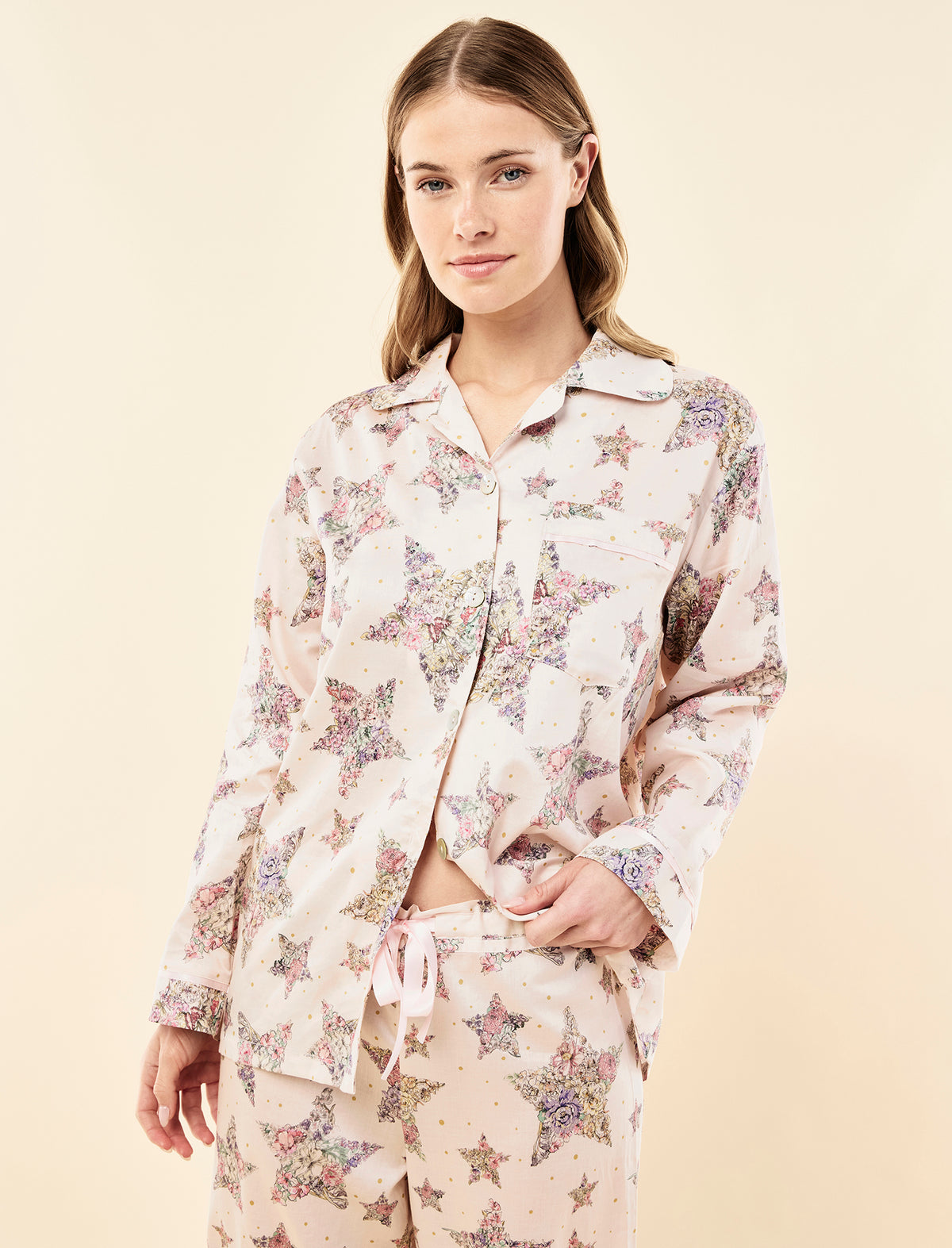 Floral Star Full Length PJ Set