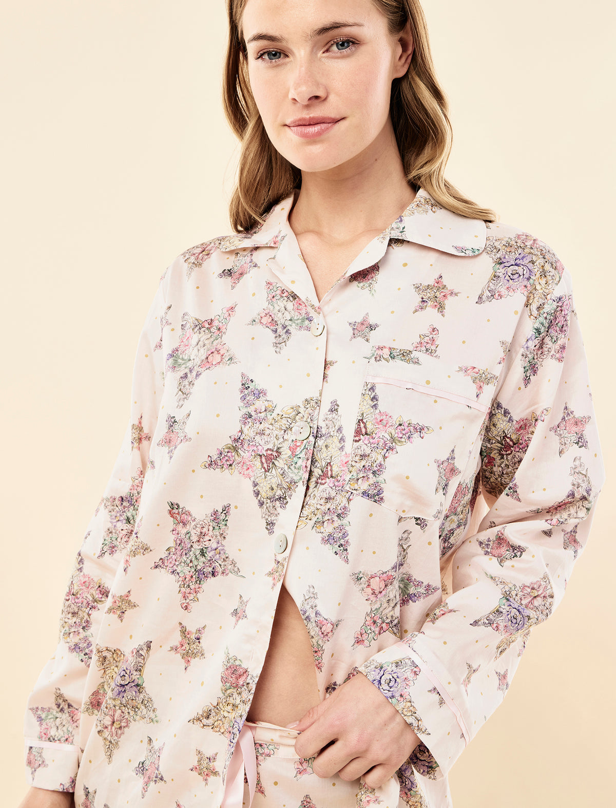 Floral Star Full Length PJ Set